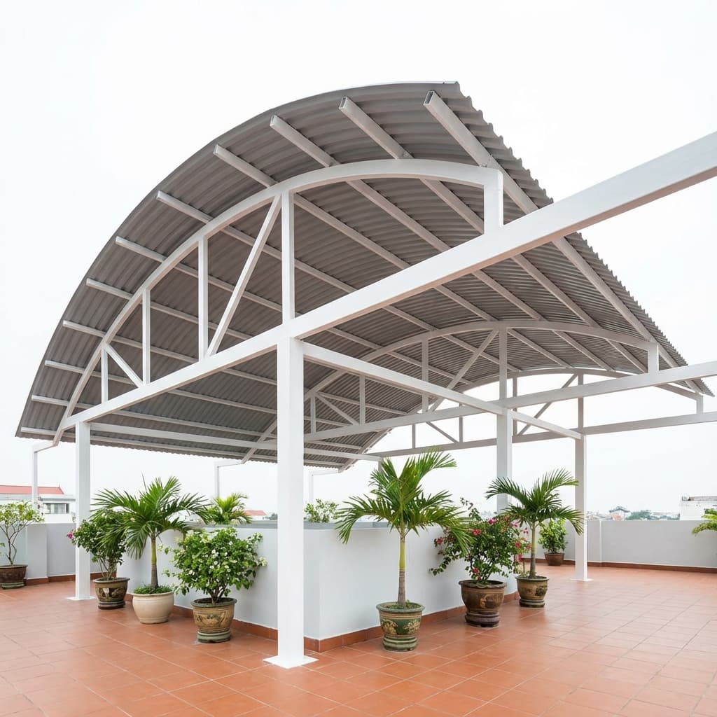 Mái Tôn Vòm Sân Thượng