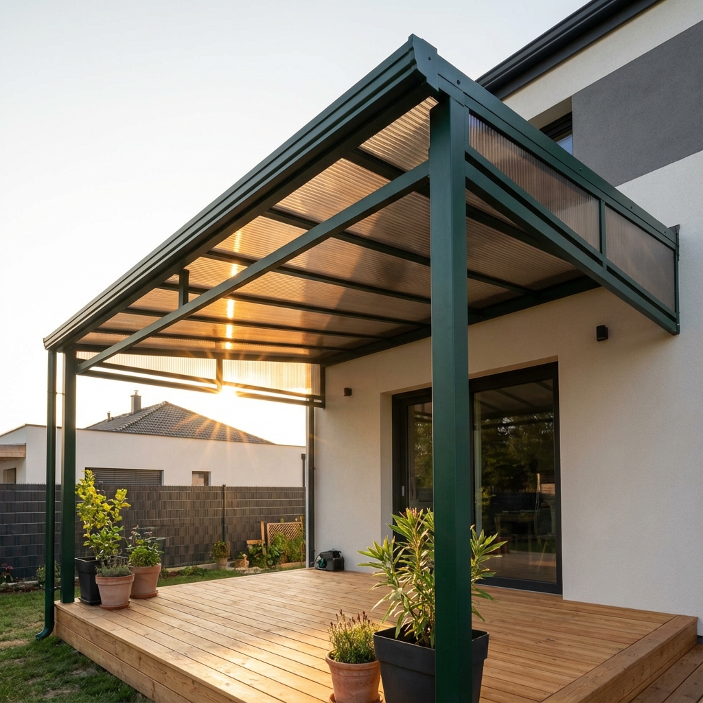 Mái Nhựa Poly Lấy Sáng